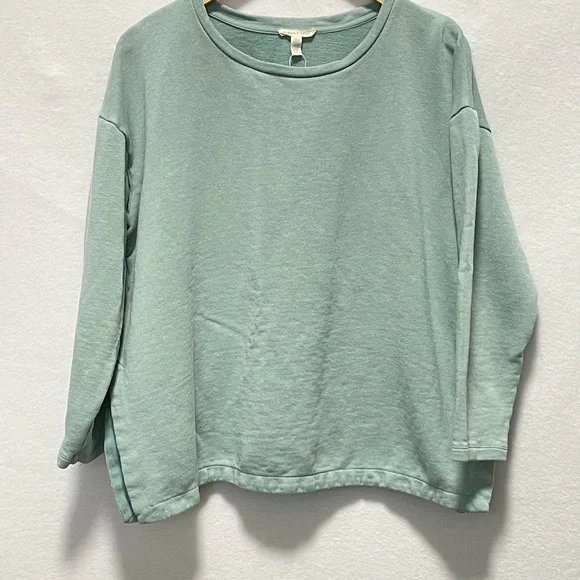 Eileen Fisher Light Green Knit Top - Picture 2 of 9